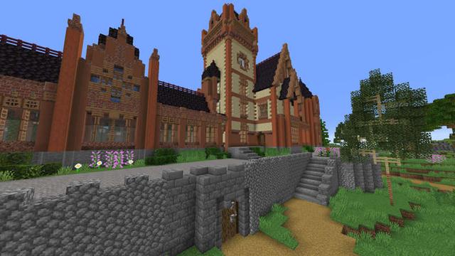Screenshot of the Minecraft Bedrock Marketplace product Dragon Castle created by RareLoot.