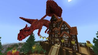 Screenshot of the Minecraft Bedrock Marketplace product Dragon Island created by RareLoot.