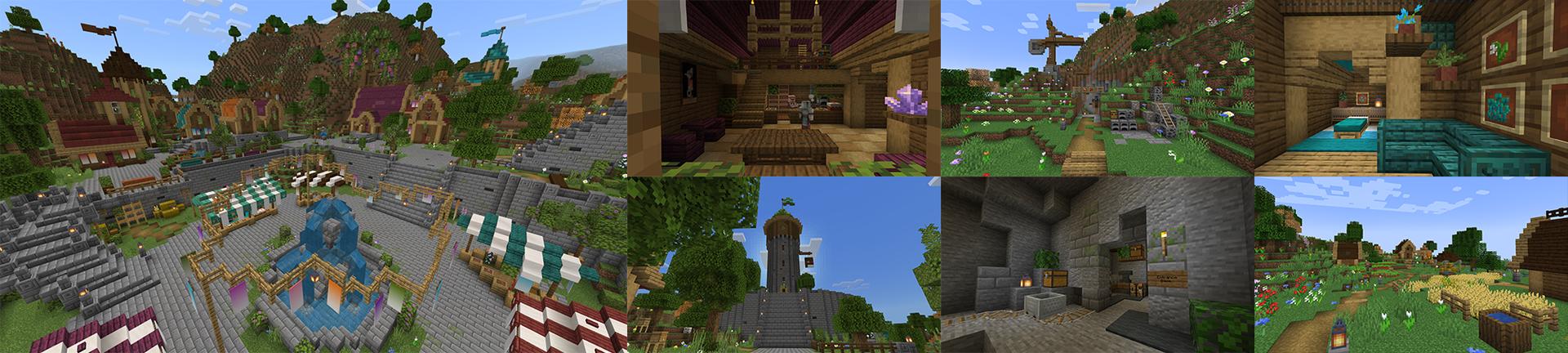 Panorama of the Minecraft Bedrock Marketplace product Elowyn created by RareLoot.