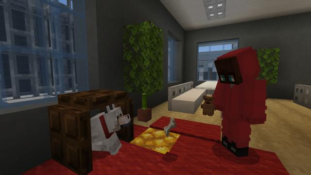 Screenshot of the Minecraft Bedrock Marketplace product Escape Room - Bank Rush created by RareLoot.