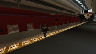 Screenshot of the Minecraft Bedrock Marketplace product Escape Room - Train Crash created by RareLoot.