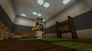 Screenshot of the Minecraft Bedrock Marketplace product Escape Room - Train Crash created by RareLoot.