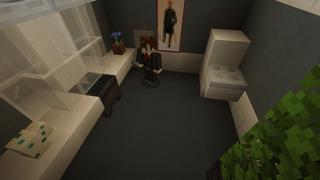 Screenshot of the Minecraft Bedrock Marketplace product Escape Room - Train Crash created by RareLoot.