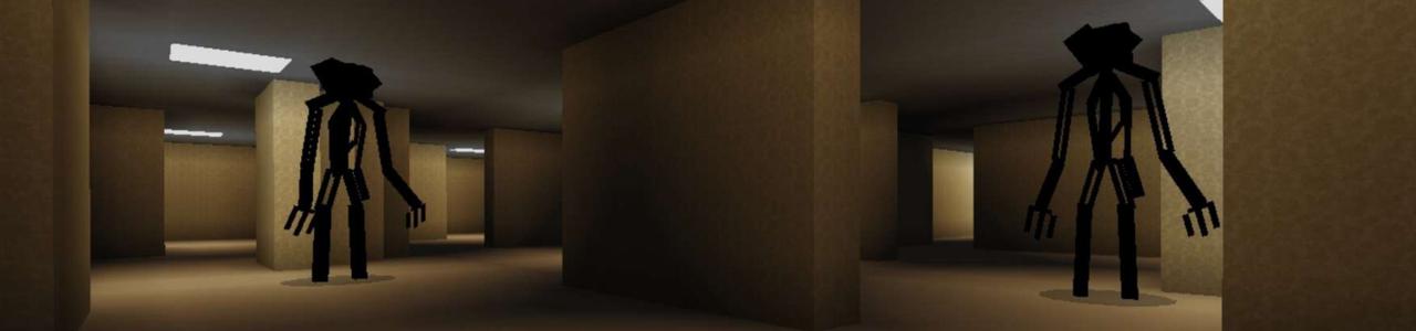 Panorama of the Minecraft Bedrock Marketplace product Escape the Backrooms created by RareLoot.