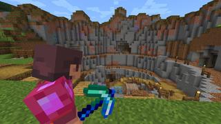 Screenshot of the Minecraft Bedrock Marketplace product Extra Ores created by RareLoot.