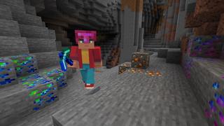 Screenshot of the Minecraft Bedrock Marketplace product Extra Ores created by RareLoot.