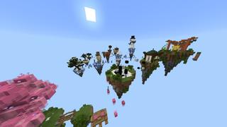 Screenshot of the Minecraft Bedrock Marketplace product Extreme Skyblock Parkour created by RareLoot.