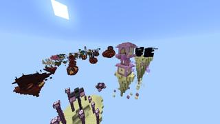Screenshot of the Minecraft Bedrock Marketplace product Extreme Skyblock Parkour created by RareLoot.