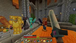 Screenshot of the Minecraft Bedrock Marketplace product Extreme Weapons created by RareLoot.