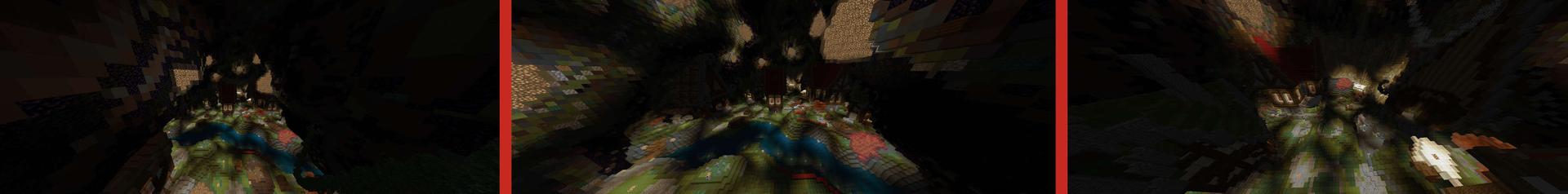 Panorama of the Minecraft Bedrock Marketplace product Fairytale Cave created by RareLoot.