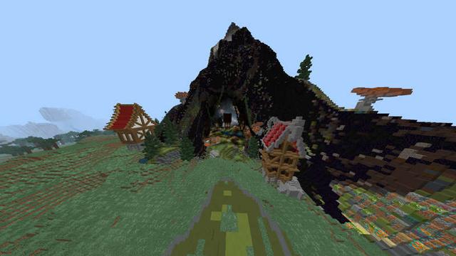 Screenshot of the Minecraft Bedrock Marketplace product Fairytale Cave created by RareLoot.