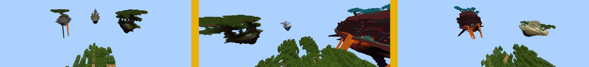 Panorama of the Minecraft Bedrock Marketplace product Fantasy Skyblock created by RareLoot.