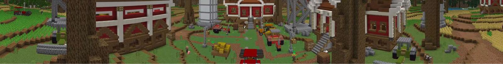Panorama of the Minecraft Bedrock Marketplace product Farm Life created by RareLoot.