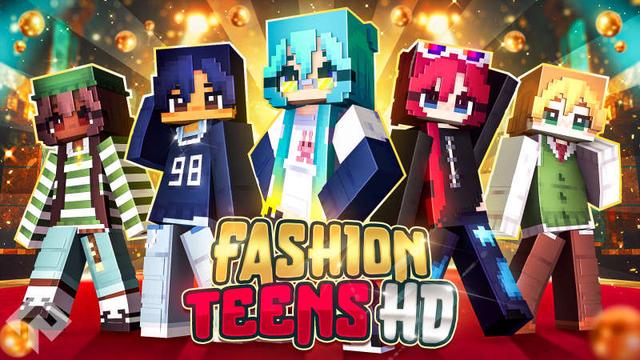 Thumbnail of the Minecraft Bedrock Marketplace product Fashion Teens HD created by RareLoot.