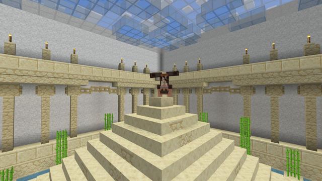 Screenshot of the Minecraft Bedrock Marketplace product Find The Button created by RareLoot.