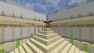 Screenshot of the Minecraft Bedrock Marketplace product Encuentra el botón created by RareLoot.