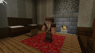 Screenshot of the Minecraft Bedrock Marketplace product Encuentra el botón created by RareLoot.