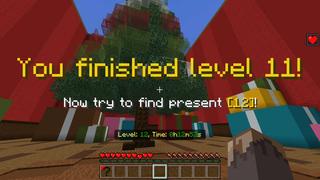 Screenshot of the Minecraft Bedrock Marketplace product Find the Present created by RareLoot.