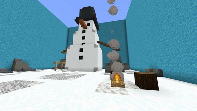 Screenshot of the Minecraft Bedrock Marketplace product Find the Present created by RareLoot.