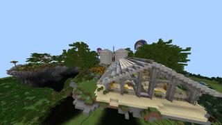 Screenshot of the Minecraft Bedrock Marketplace product Floating Farmers created by RareLoot.