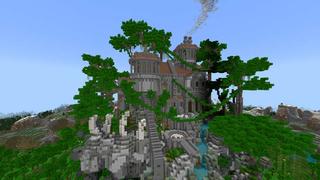 Screenshot of the Minecraft Bedrock Marketplace product Flying Island created by RareLoot.