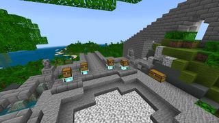 Screenshot of the Minecraft Bedrock Marketplace product Flying Island created by RareLoot.