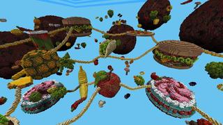 Screenshot of the Minecraft Bedrock Marketplace product Food Skyblock created by RareLoot.