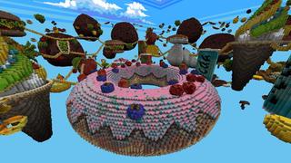 Screenshot of the Minecraft Bedrock Marketplace product Food Skyblock created by RareLoot.