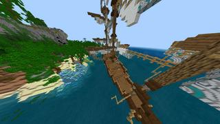 Screenshot of the Minecraft Bedrock Marketplace product Freebooters Cove created by RareLoot.