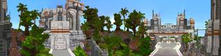 Panorama of the Minecraft Bedrock Marketplace product Future Survival created by RareLoot.