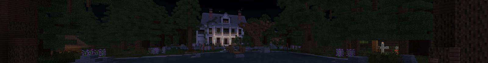 Panorama of the Minecraft Bedrock Marketplace product Ghost Town created by RareLoot.