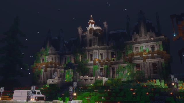 Screenshot of the Minecraft Bedrock Marketplace product Ghosts of the Mansion created by RareLoot.