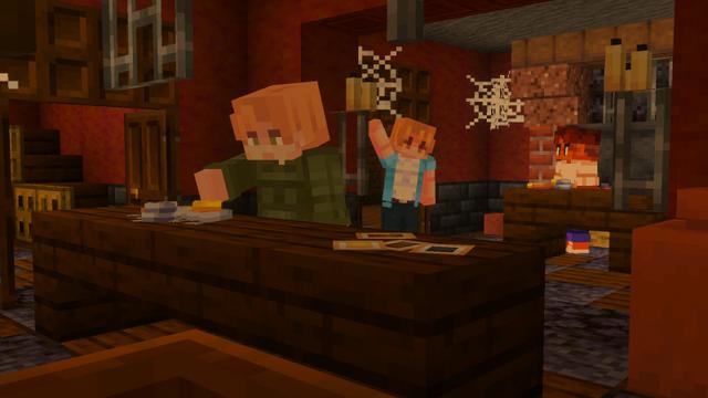 Screenshot of the Minecraft Bedrock Marketplace product Ghosts of the Mansion created by RareLoot.