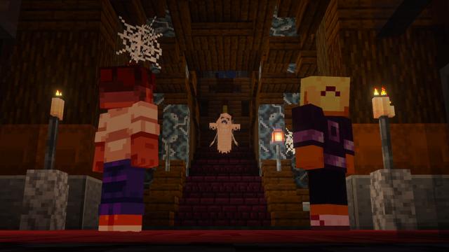 Screenshot of the Minecraft Bedrock Marketplace product Ghosts of the Mansion created by RareLoot.