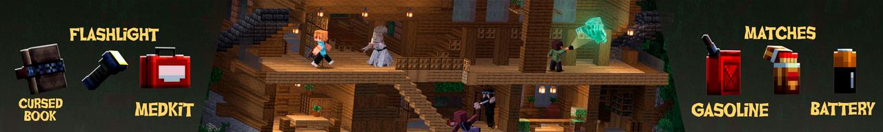 Panorama of the Minecraft Bedrock Marketplace product Ghosts created by RareLoot.