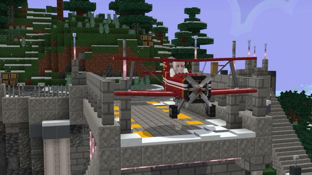 Screenshot of the Minecraft Bedrock Marketplace product Gift Town created by RareLoot.