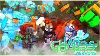 Thumbnail of the Minecraft Bedrock Marketplace product Guards Weapons created by RareLoot.