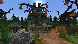 Screenshot of the Minecraft Bedrock Marketplace product Haunted Mansion created by RareLoot.