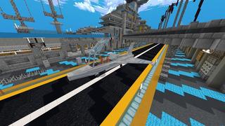 Screenshot of the Minecraft Bedrock Marketplace product Helicarrier created by RareLoot.