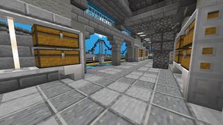 Screenshot of the Minecraft Bedrock Marketplace product Helicarrier created by RareLoot.