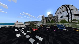 Screenshot of the Minecraft Bedrock Marketplace product Helicopters+ created by RareLoot.