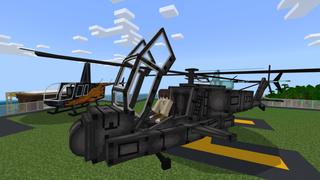 Screenshot of the Minecraft Bedrock Marketplace product Helicopters+ created by RareLoot.