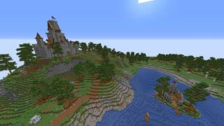 Screenshot of the Minecraft Bedrock Marketplace product High Valley Castle created by RareLoot.