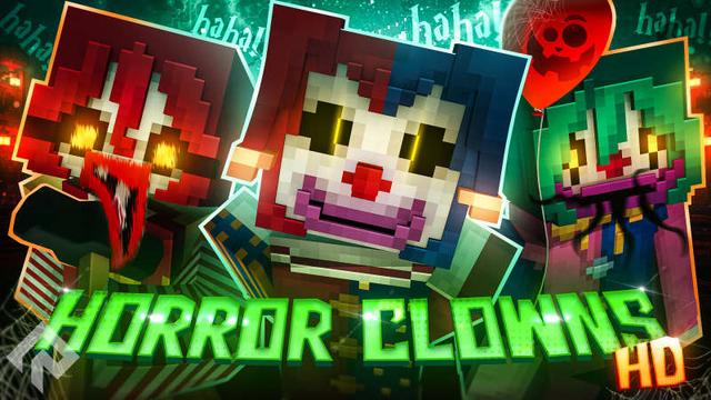 Thumbnail of the Minecraft Bedrock Marketplace product Horror Clowns HD created by RareLoot.