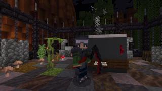 Screenshot of the Minecraft Bedrock Marketplace product Horror Defense created by RareLoot.