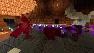 Screenshot of the Minecraft Bedrock Marketplace product Horror Defense created by RareLoot.