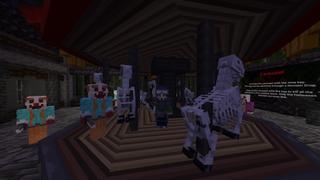 Screenshot of the Minecraft Bedrock Marketplace product Horror Defense created by RareLoot.