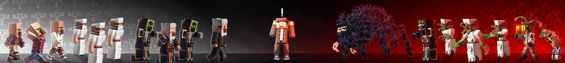 Panorama of the Minecraft Bedrock Marketplace product Horrors of Cthulhu created by RareLoot.