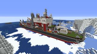 Screenshot of the Minecraft Bedrock Marketplace product Icebreaker created by RareLoot.