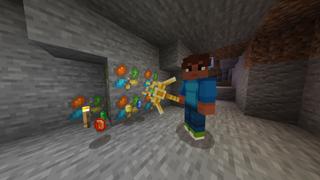 Screenshot of the Minecraft Bedrock Marketplace product Infinity Items created by RareLoot.